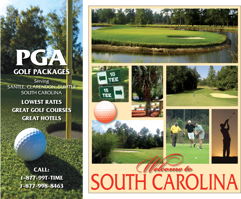 PGA golf packages flyer
