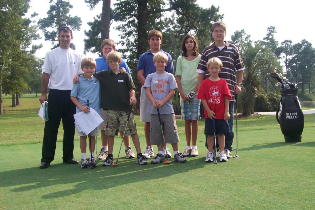 junior golf class photo